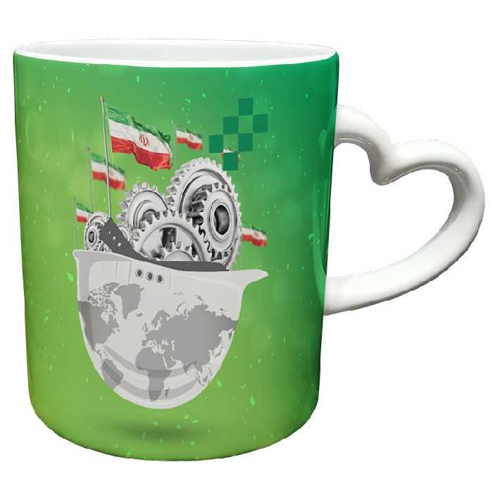 ماگ مدل دسته قلبی طرح مهندس کد 16