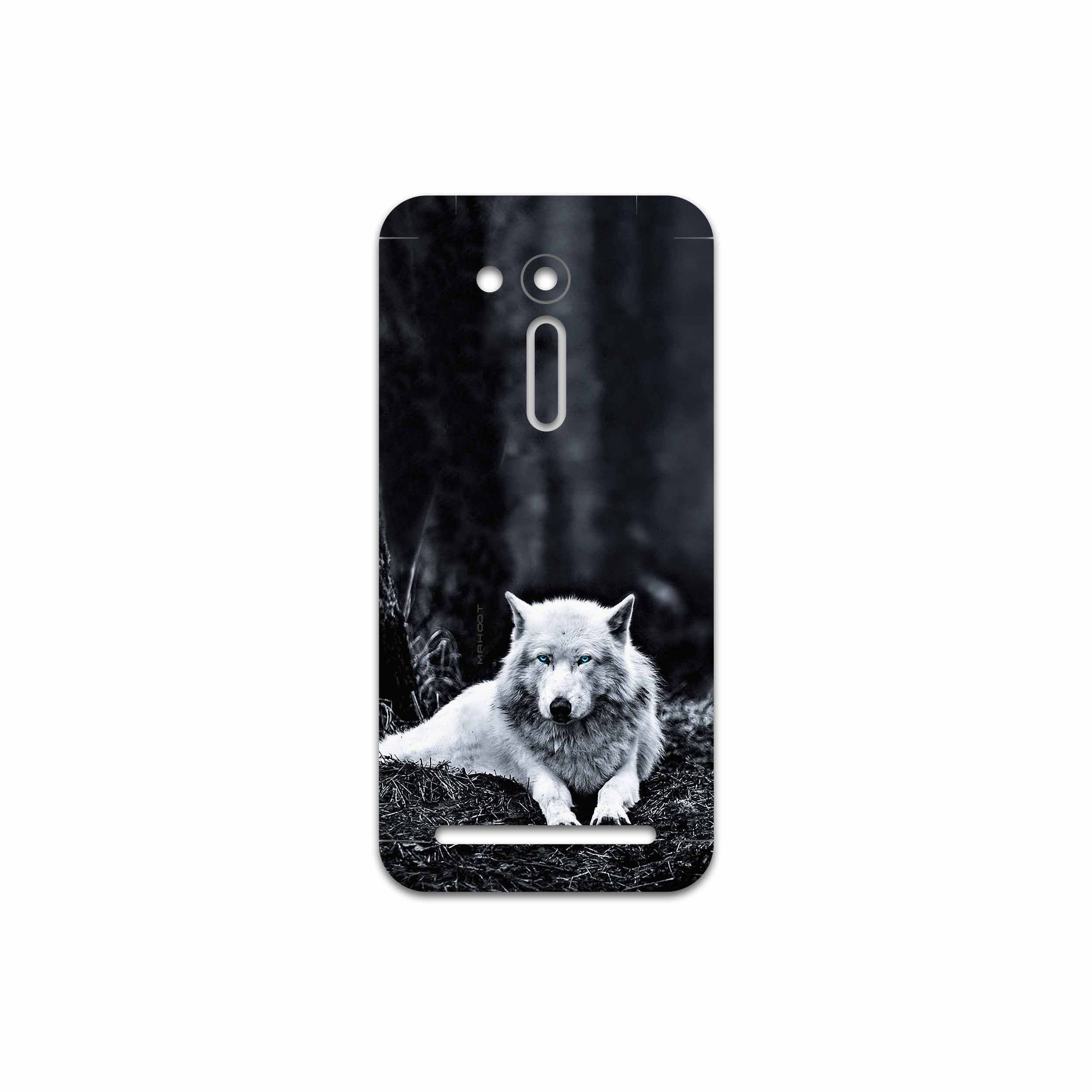 برچسب پوششی ماهوت مدل Dire Wolf مناسب برای گوشی موبایل ایسوس Zenfone Go