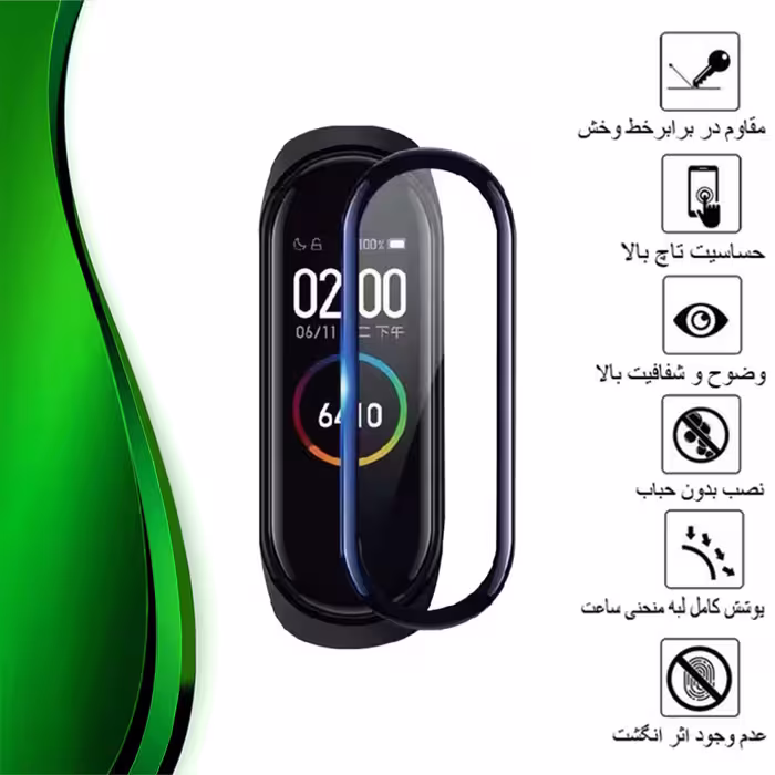 محافظ صفحه نمایش نانو تراستکتور مدل PMTA مناسب برای مچ بند هوشمند شیائومی Mi Band 6