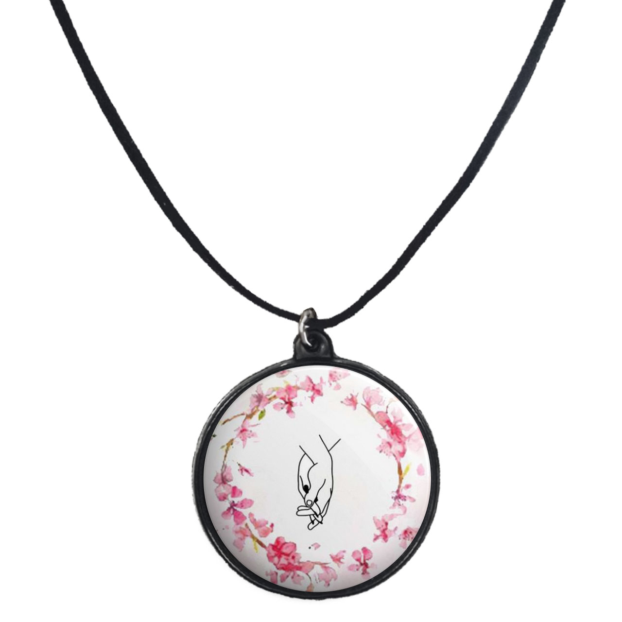 گردنبند پرمانه طرح عاشقانه کد pmb.5598 مدل دو طرفه