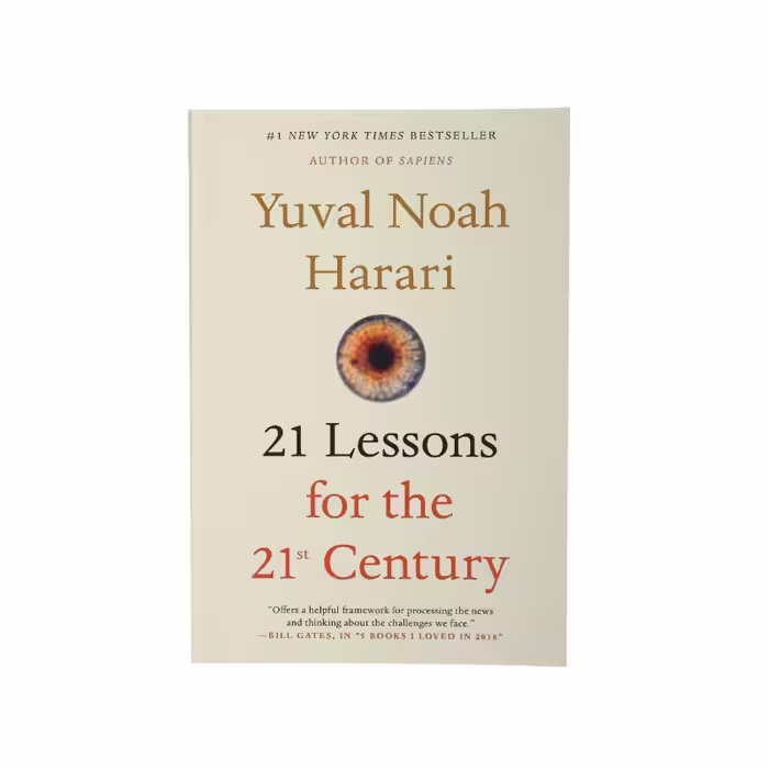 کتاب 21Lessons for the 21st Century  اثر Yuval Noah Harari نشر Spiegel &amp; Grau