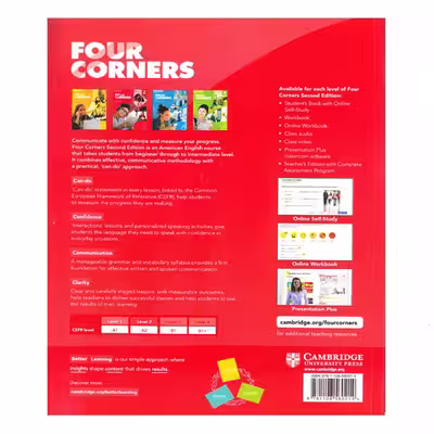 کتاب Four Corners 2 Second Edition اثر Jack C. Richards And David Bohlke انتشارات اشتیاق نور