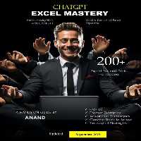 خرید و دانلود نسخه کامل کتاب ChatGPT Excel Mastery: 200  Expert Tips and Tricks for Success : Unleash the Power of ChatGPT with Excel: Master the Art of Excel Expertise | Powerful strategies to learn and Transform