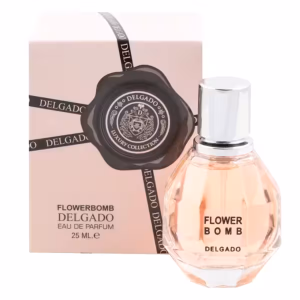 دلگادو ادکلن مینی زنانه 25 میل طرح اصل مدل FLOWER BOMB فلاور بامب