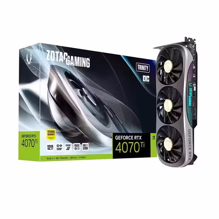 کارت گرافیک ZOTAC RTX 4070TI TRINITY 12G   گارانتی اصلی