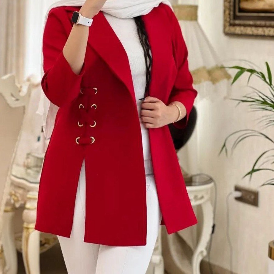 مانتو مازراتی بند دار