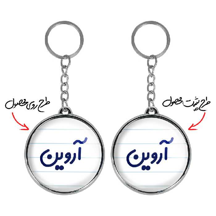 جاکلیدی خندالو طرح آروین مدل دوطرفه کد 67636763