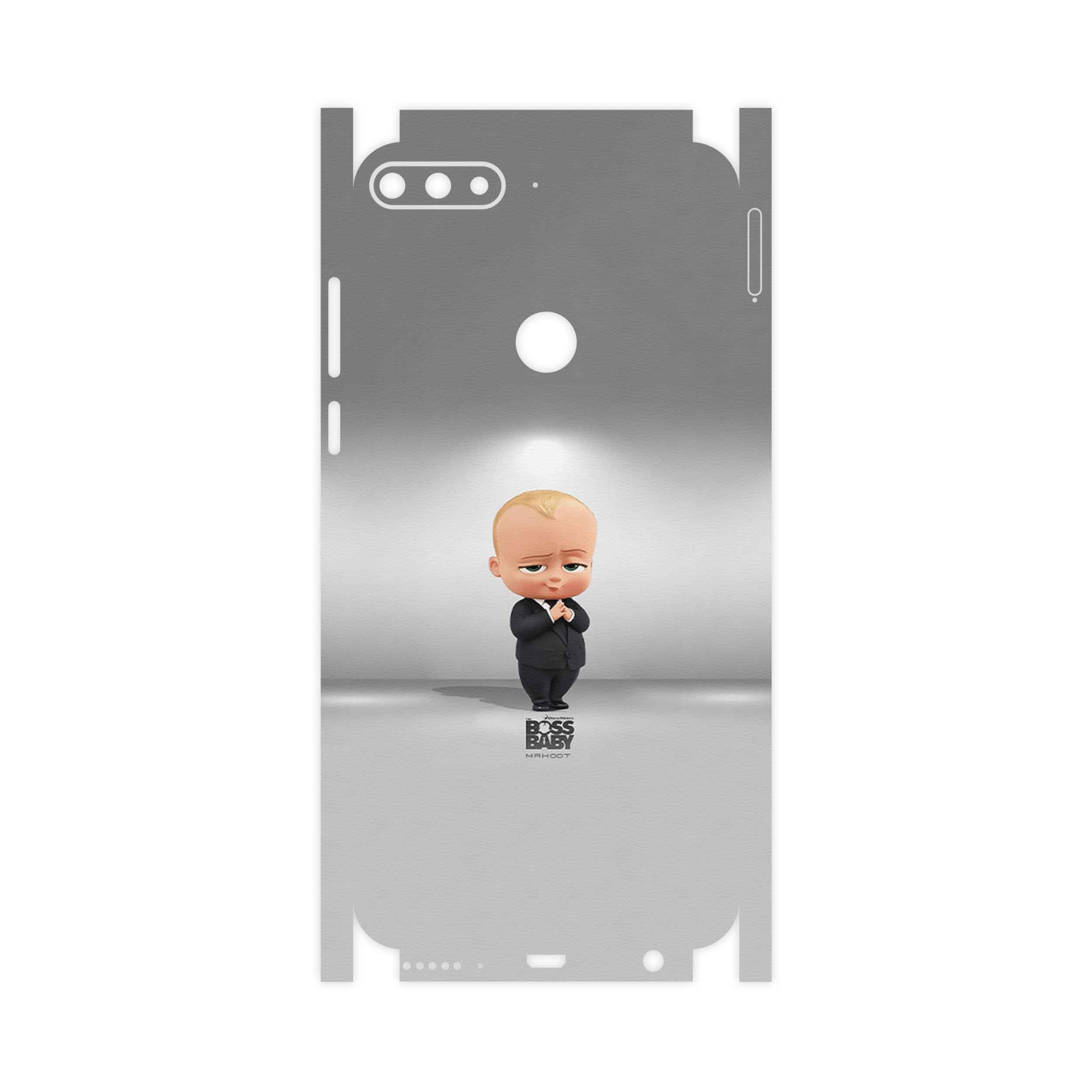 برچسب پوششی ماهوت مدل The Boss Baby-FullSkin مناسب برای گوشی موبایل هوآوی Y7 Prime 2018
