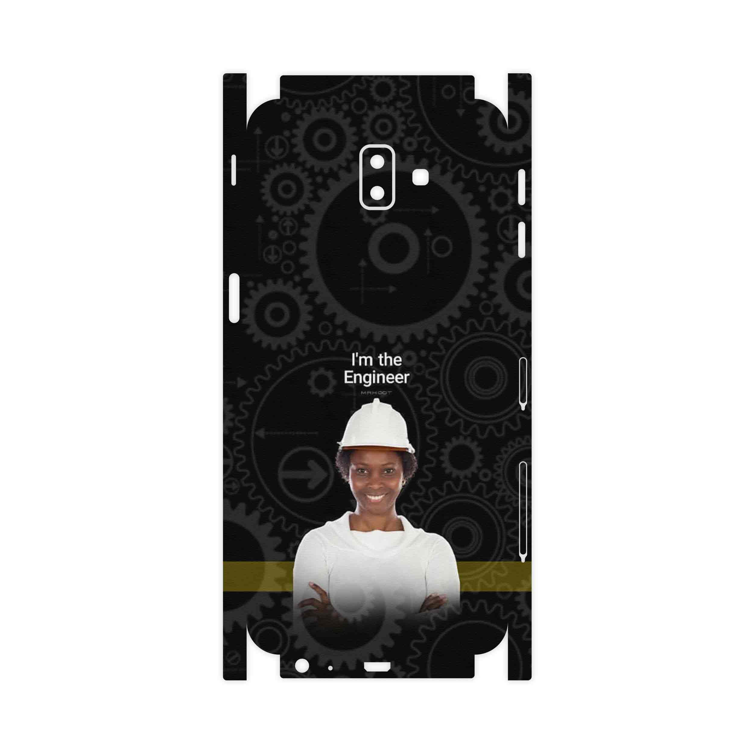برچسب پوششی ماهوت مدل Engineer-FullSkin مناسب برای گوشی موبایل سامسونگ Galaxy J6 Plus