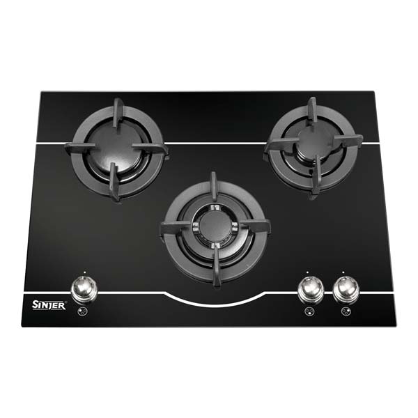 اجاق گاز صفحه ای سینجر سه شعله مدل SDG-301W