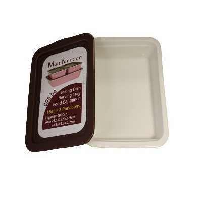 ظرف پخت یونیک استار مدل DC1ZH451-AB مجموعه 3 عددی