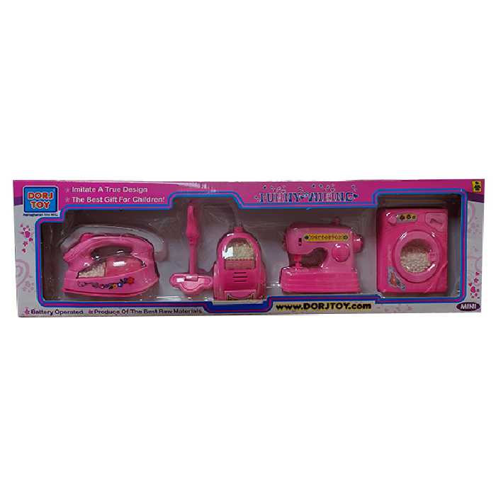 ست اسباب بازی آشپزخانه مدل بامبی مجموعه 4 عددی