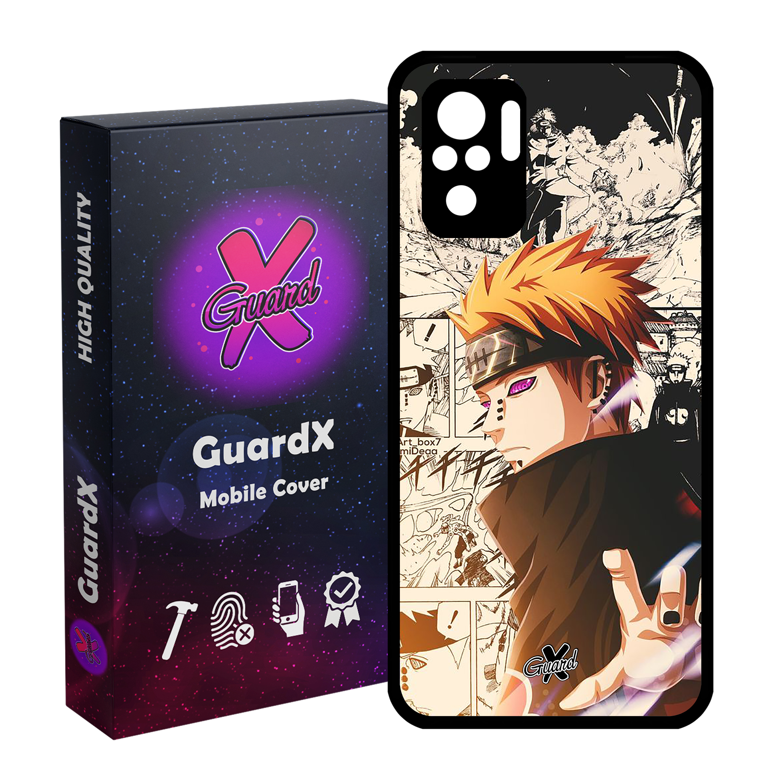 کاور گارد ایکس طرح Anime مدل Glass10378 مناسب برای گوشی موبایل شیائومی Redmi Note 10 4G / Redmi Note 10S