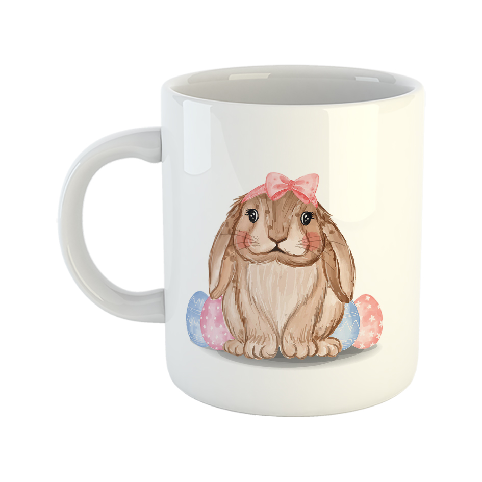 ماگ طرح خرگوش وتخم مرغ رنگی