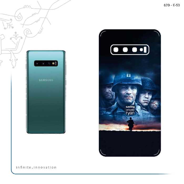 برچسب پوششی ماهوت مدل Saving Private Ryan مناسب برای گوشی موبایل سامسونگ Galaxy S10