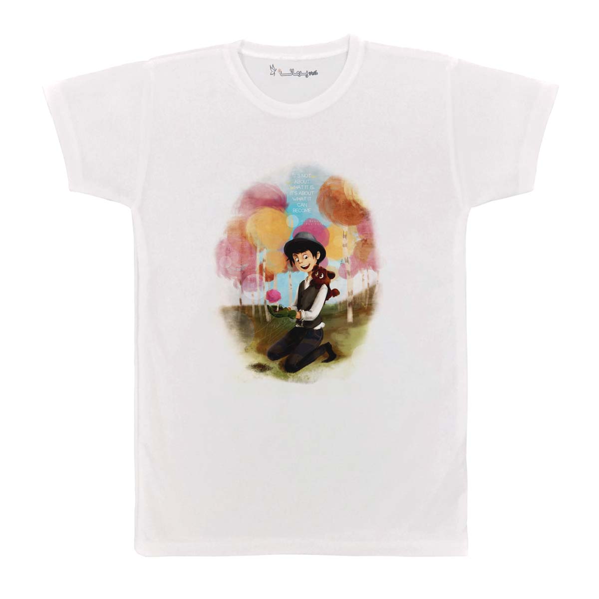 تی شرت بچگانه پرمانه طرح لوراکس کد pmt.1753
