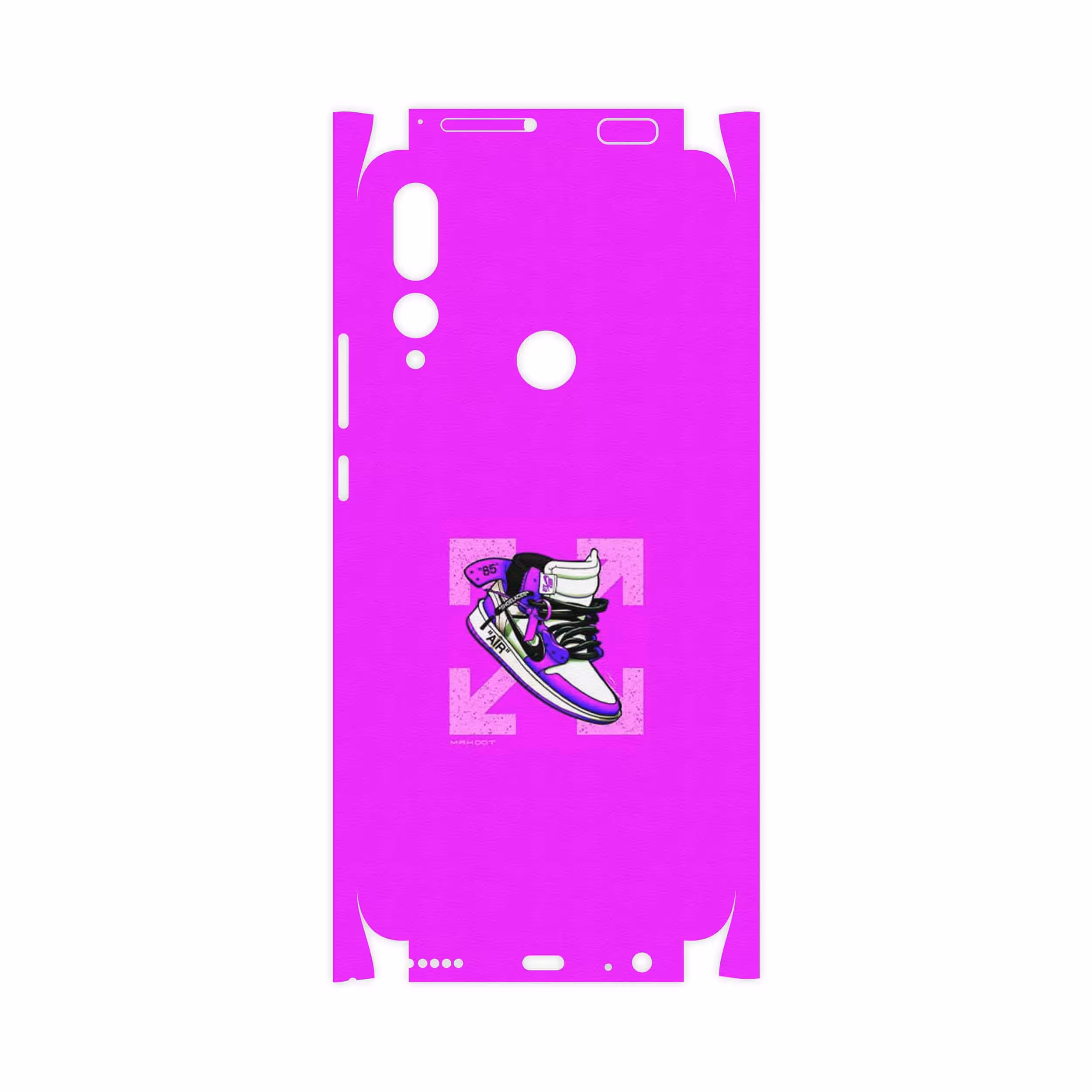 برچسب پوششی ماهوت مدل Nike Air Sneaker Digital Art-FullSkin مناسب برای گوشی موبایل هوآوی Y9 Prime 2019