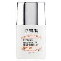 فلوئید ضد آفتاب بی‌رنگ پرایم SPF50 مدل C-Prime Fusion Water مناسب انواع پوست، حجم 40 میلی‌لیتر