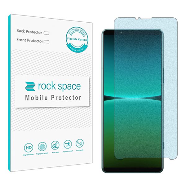 گلس سونی Xperia 5 IV (اکسپریا 5 مارک 4 سونی) مدل نانو هیدروژل مات آنتی بلو برند راک اسپیس کد S