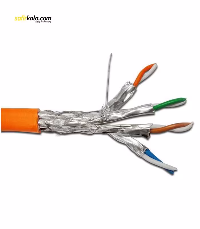 کابل شبکه Cat7 SFTP نگزنس با تست فلوک