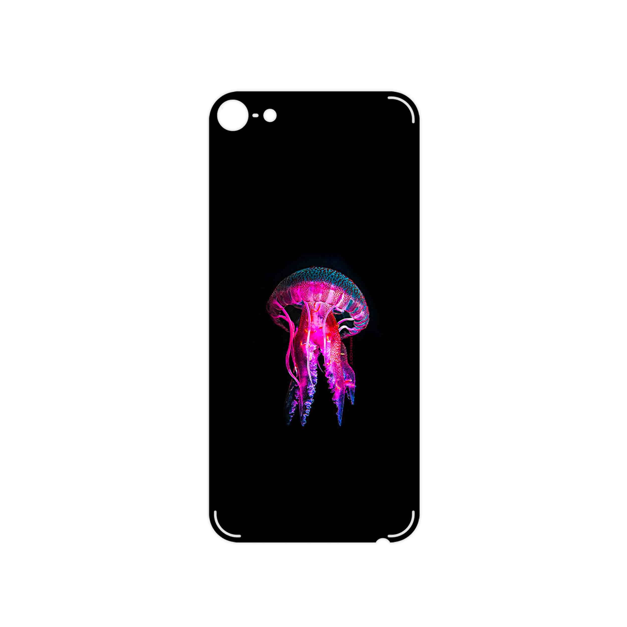 برچسب پوششی ماهوت مدل jellyfish مناسب برای گوشی موبایل اپل iPod touch 6th generation