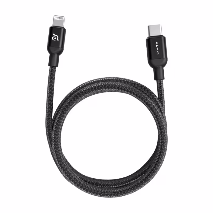 کابل تبدیل Type-C به Lightning آدام المنتس مدل PeAk II C300B USB-C to Lightning Cable
