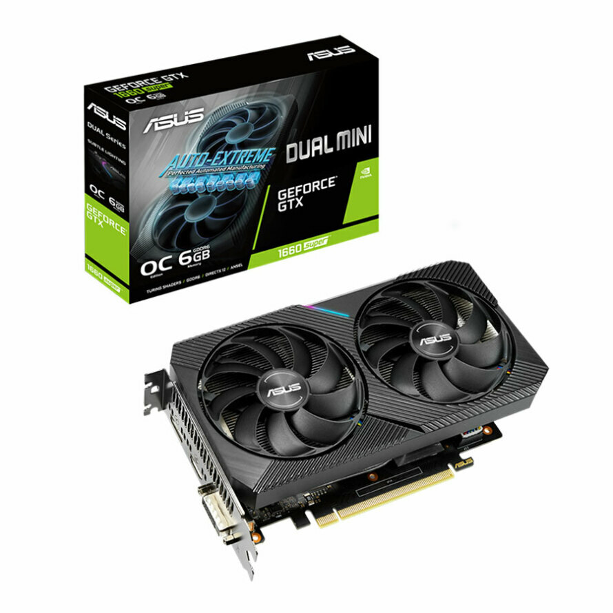 کارت گرافیک ایسوس DUAL GTX1660S O6G MINI