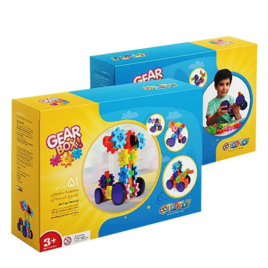 بازی فکری گیربکس 51 قطعه ( سدای شاد)