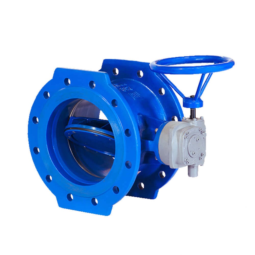 شیرهای پروانه‌ای فلنج دار چدن داکتیل