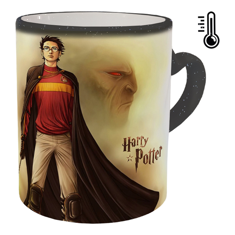 ماگ حرارتی مدل دسته قلبی اکلیلی طرح هری پاتر کد 13