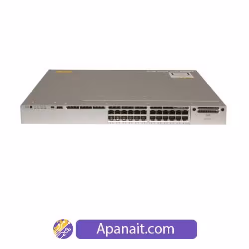 سوئیچ شبکه سیسکو 24 پورت WS-C3850-24T-S