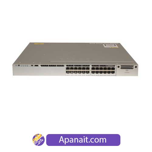 سوئیچ شبکه سیسکو 24 پورت WS-C3850-24T-S