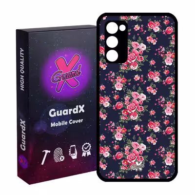 کاور گارد ایکس طرح Flower مدل Glass10130 مناسب برای گوشی موبایل سامسونگ Galaxy S20 FE