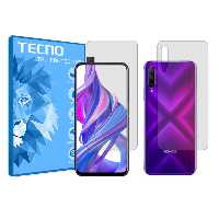 گلس صفحه نمایش و پشت گوشی آنر 9X Pro مدل هیدروژلی شفاف برند تکنو کد SS