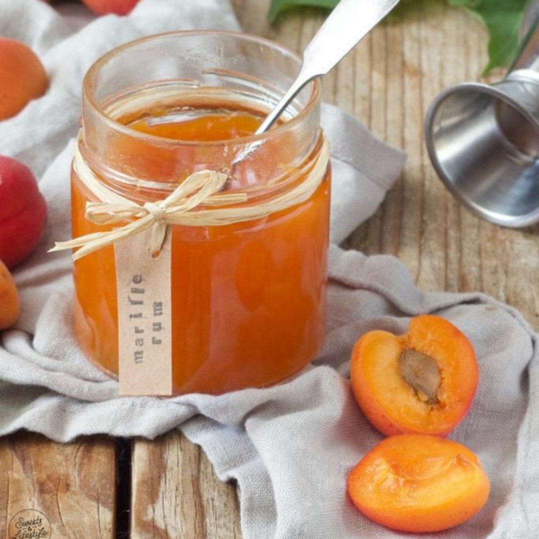 مربای زرد آلو(500 گرم) خونگی