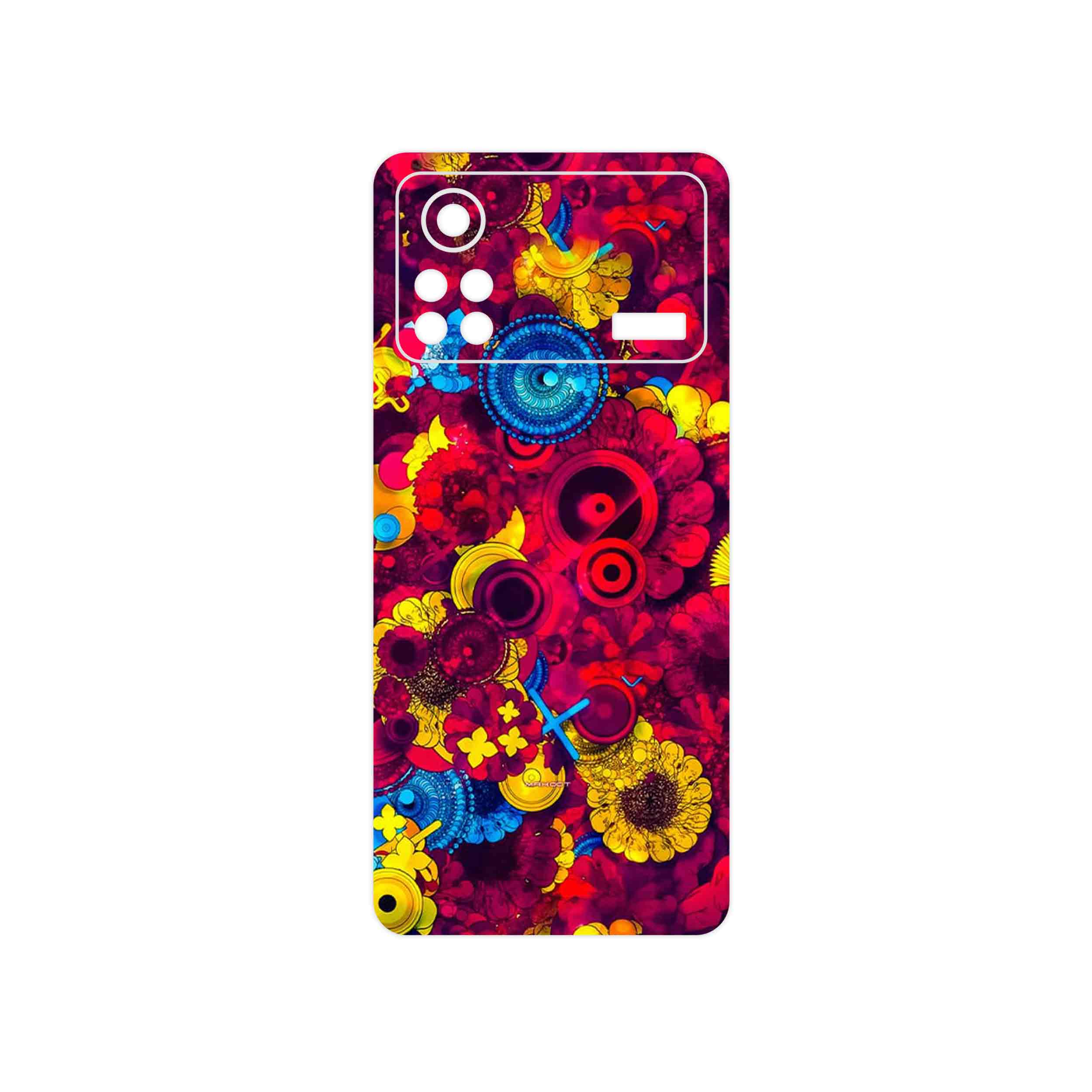 برچسب پوششی ماهوت مدل Vector Flower Garden Digital Art مناسب برای گوشی موبایل شیائومی Poco X4 Pro 5G