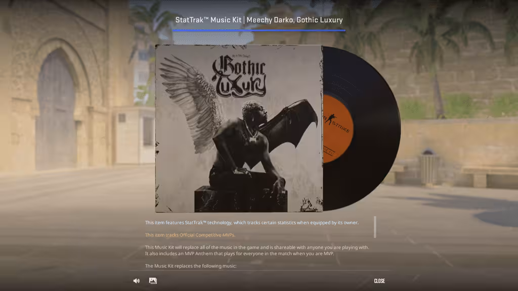 StatTrak™ Music Kit | Meechy Darko, Gothic Luxury