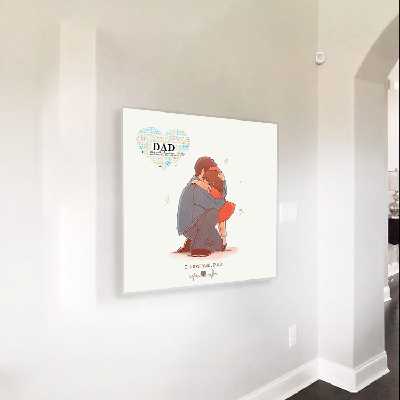 تابلو شاسی مدل روز پدر مبارک طرح 544