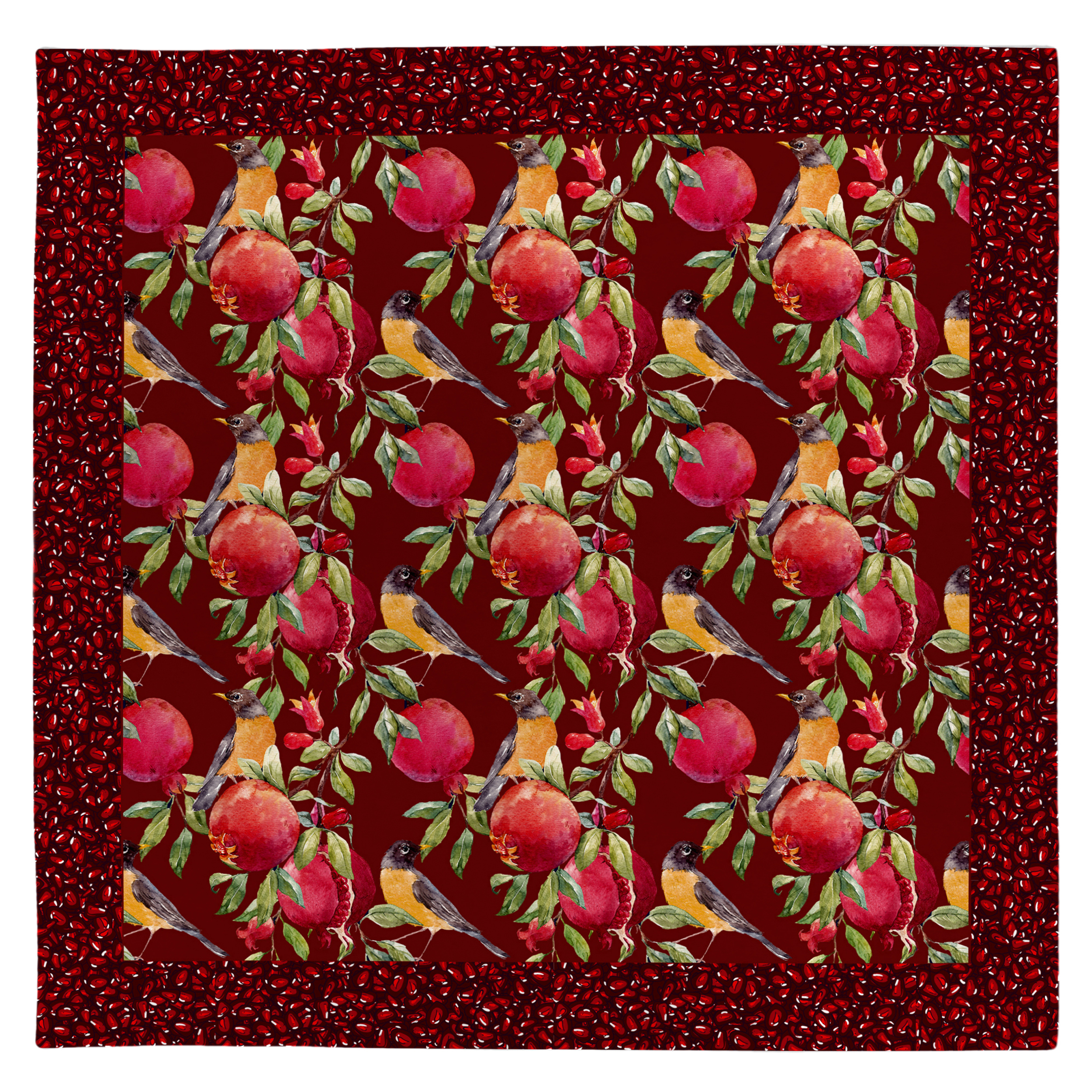 رومیزی طرح انار شب یلدا کد 956