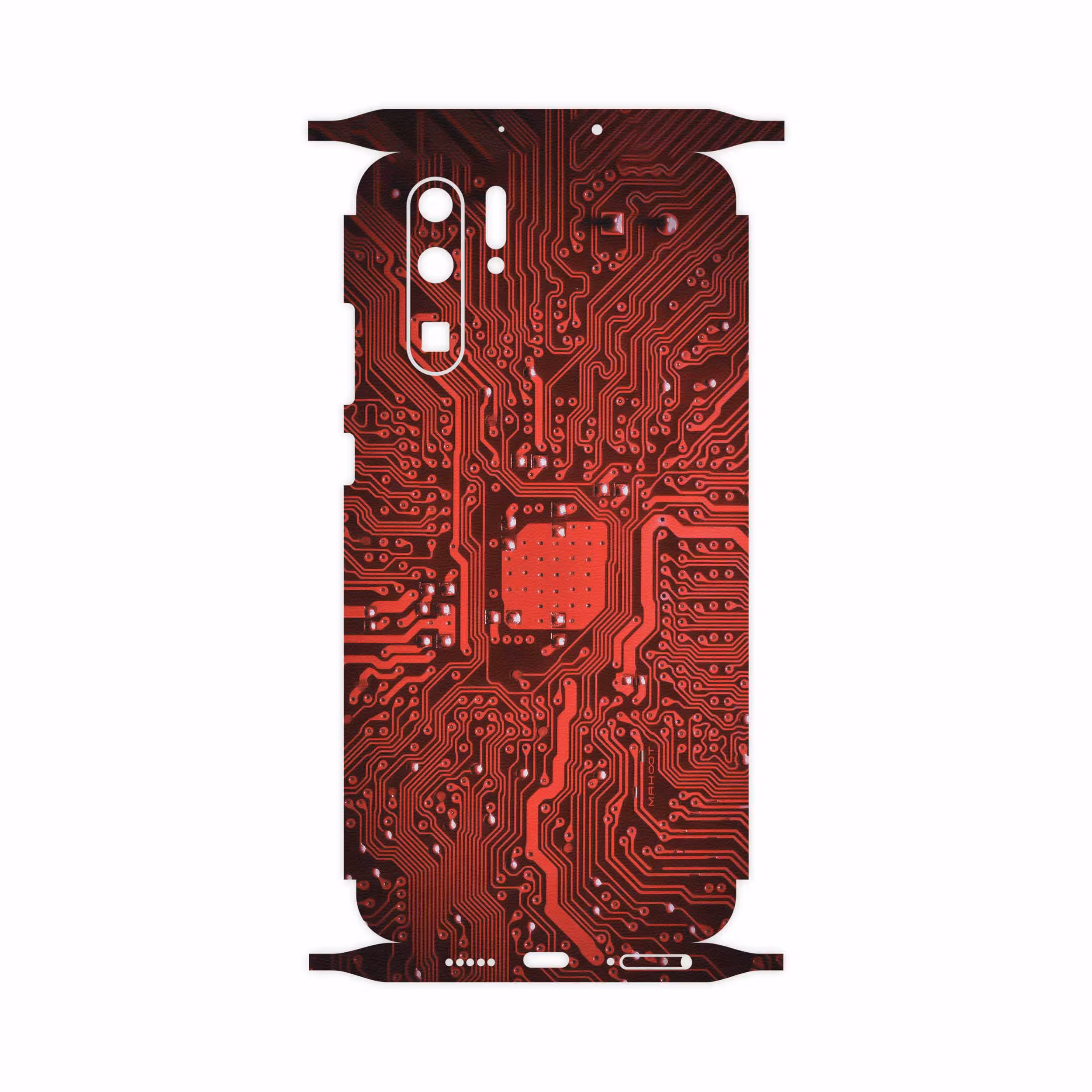 برچسب پوششی ماهوت مدل Red Printed Circuit Board-FullSkin مناسب برای گوشی موبایل هوآوی P30 Pro