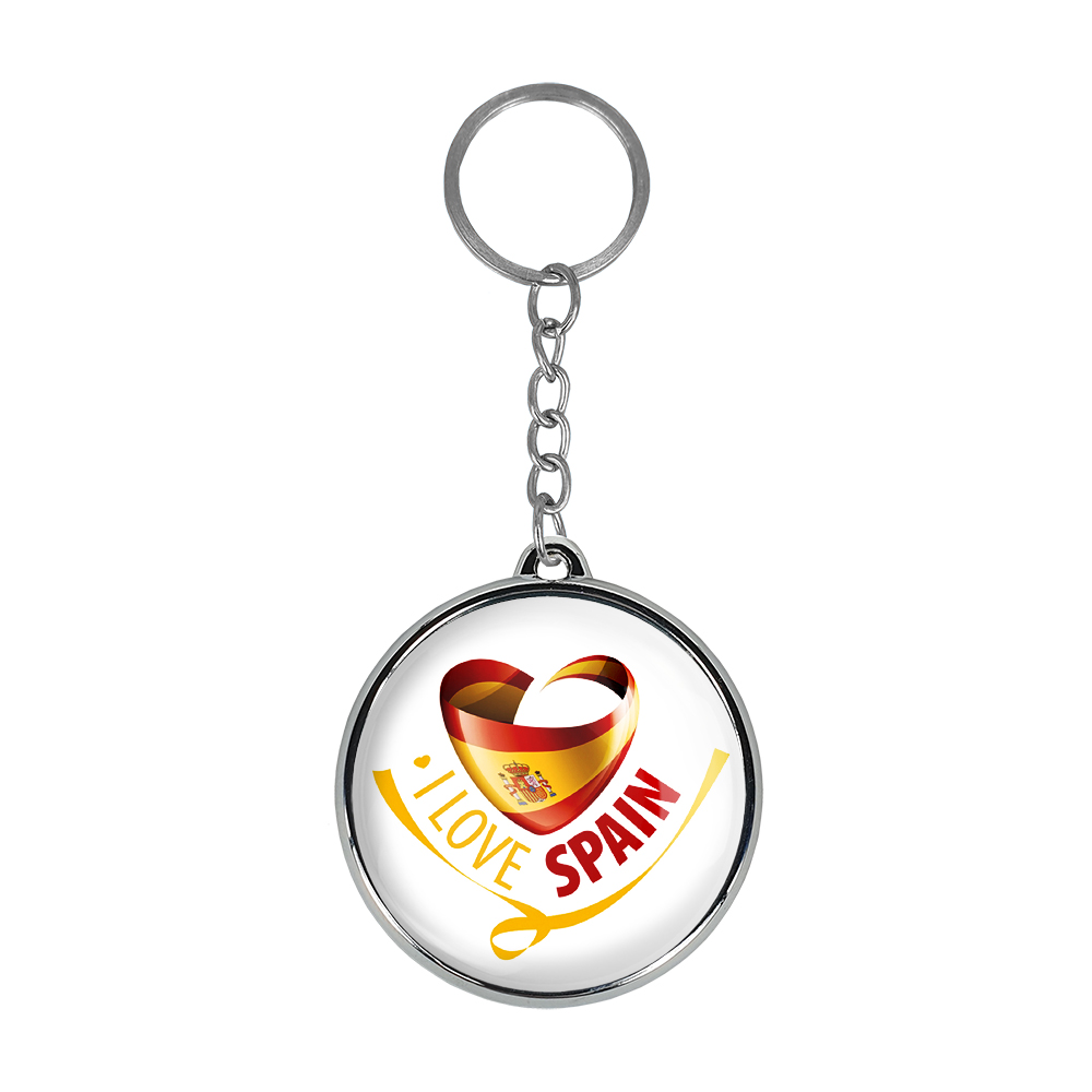 جاکلیدی خندالو طرح پرچم اسپانیا مدل دوطرفه کد 2067320671