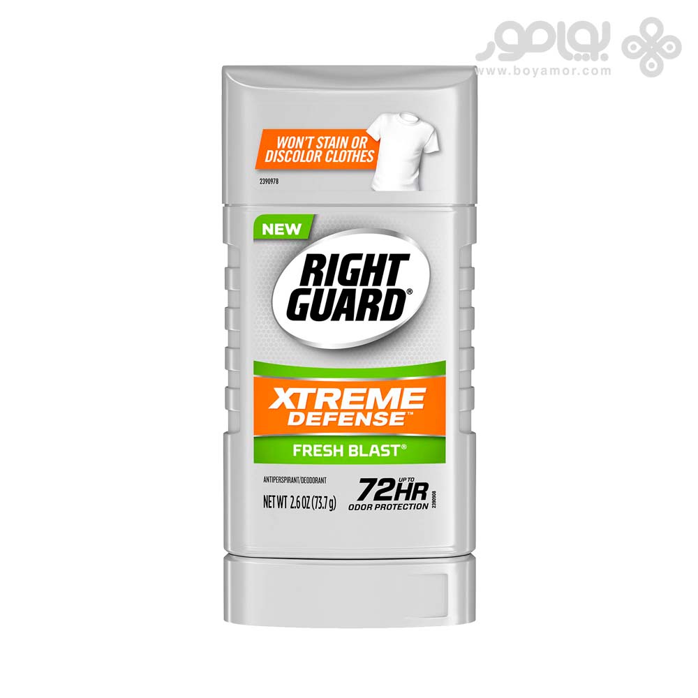 دئودورانت رایت گارد مدل XTREME DEFENSE رایحه FRESH BLAST