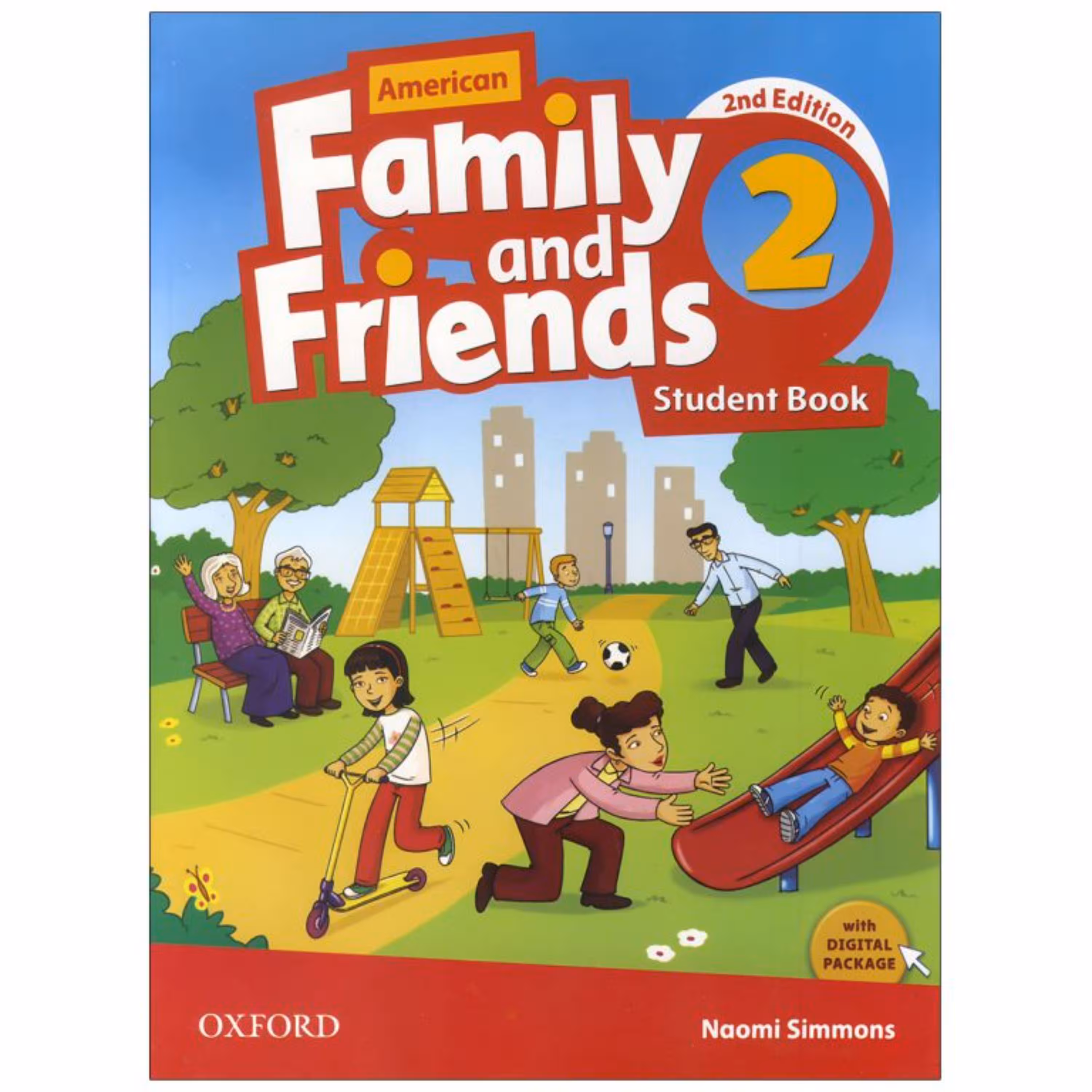 کتاب Family and Friends 2nd 2 اثر Naomi Simmons انتشارات کمبریج سایز بزرگ