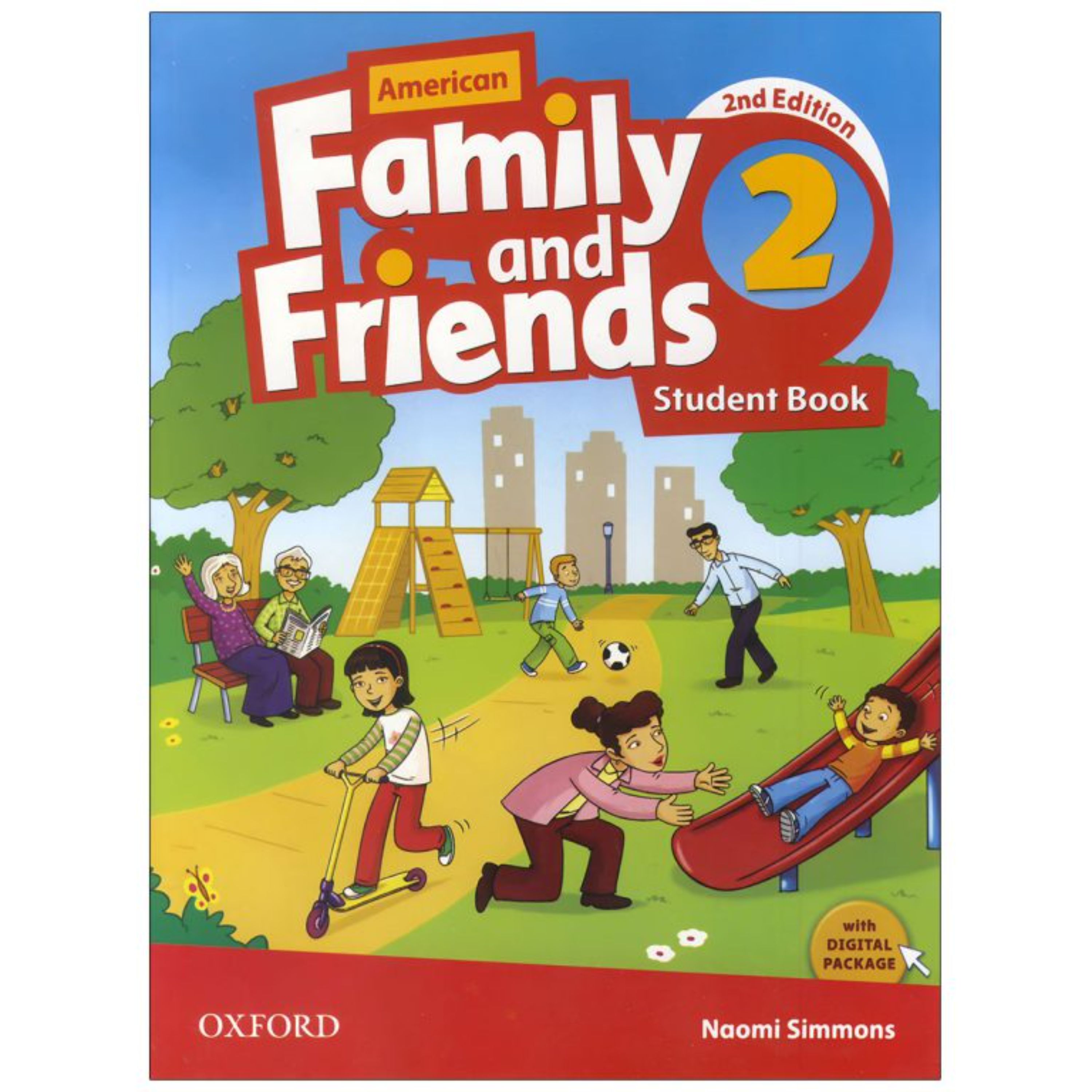 کتاب Family and Friends 2nd 2 اثر Naomi Simmons انتشارات کمبریج سایز بزرگ