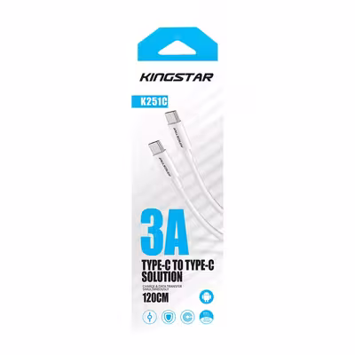 کابل USB-C کینگ استار مدل K251 C طول 1.2 متر