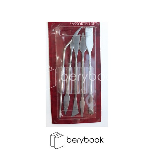 KING knife / ابزار دوسر فلزی / مجسمه سازی / 5 عددی / 136