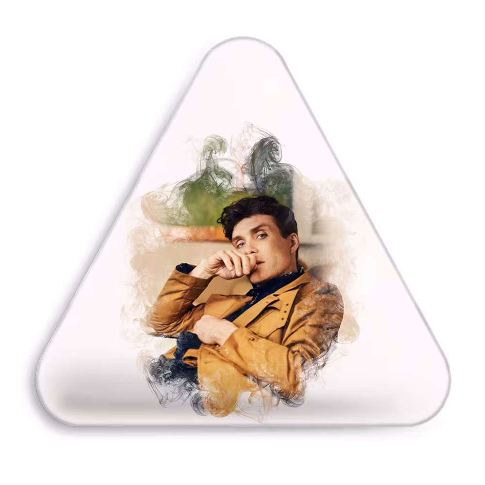 پیکسل خندالو طرح کیلین مورفی سریال پیکی بلایندرز مدل مثلثی کد 4577