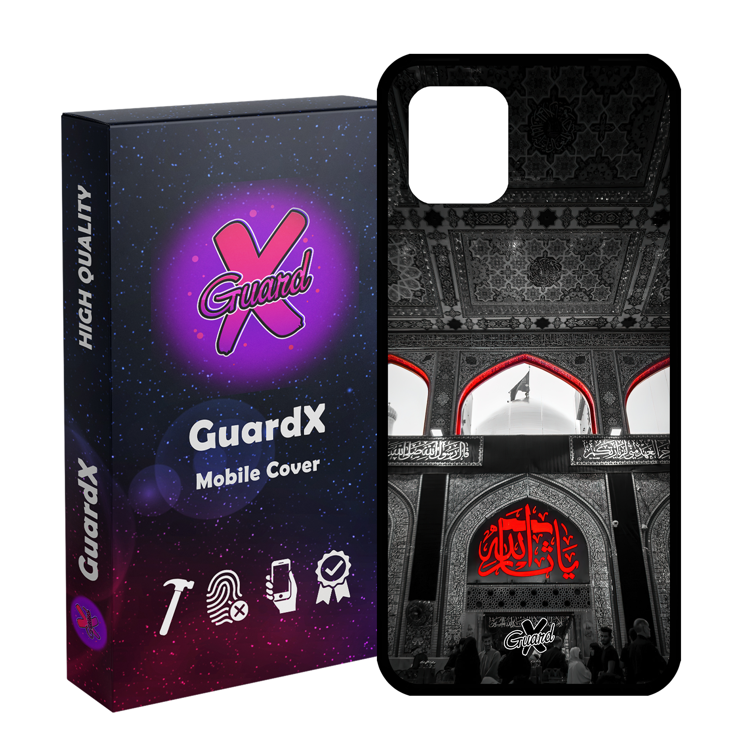 کاور گارد ایکس طرح محرم 4 مدل Glass10459 مناسب برای گوشی موبایل سامسونگ Galaxy Note 10 Lite / A81