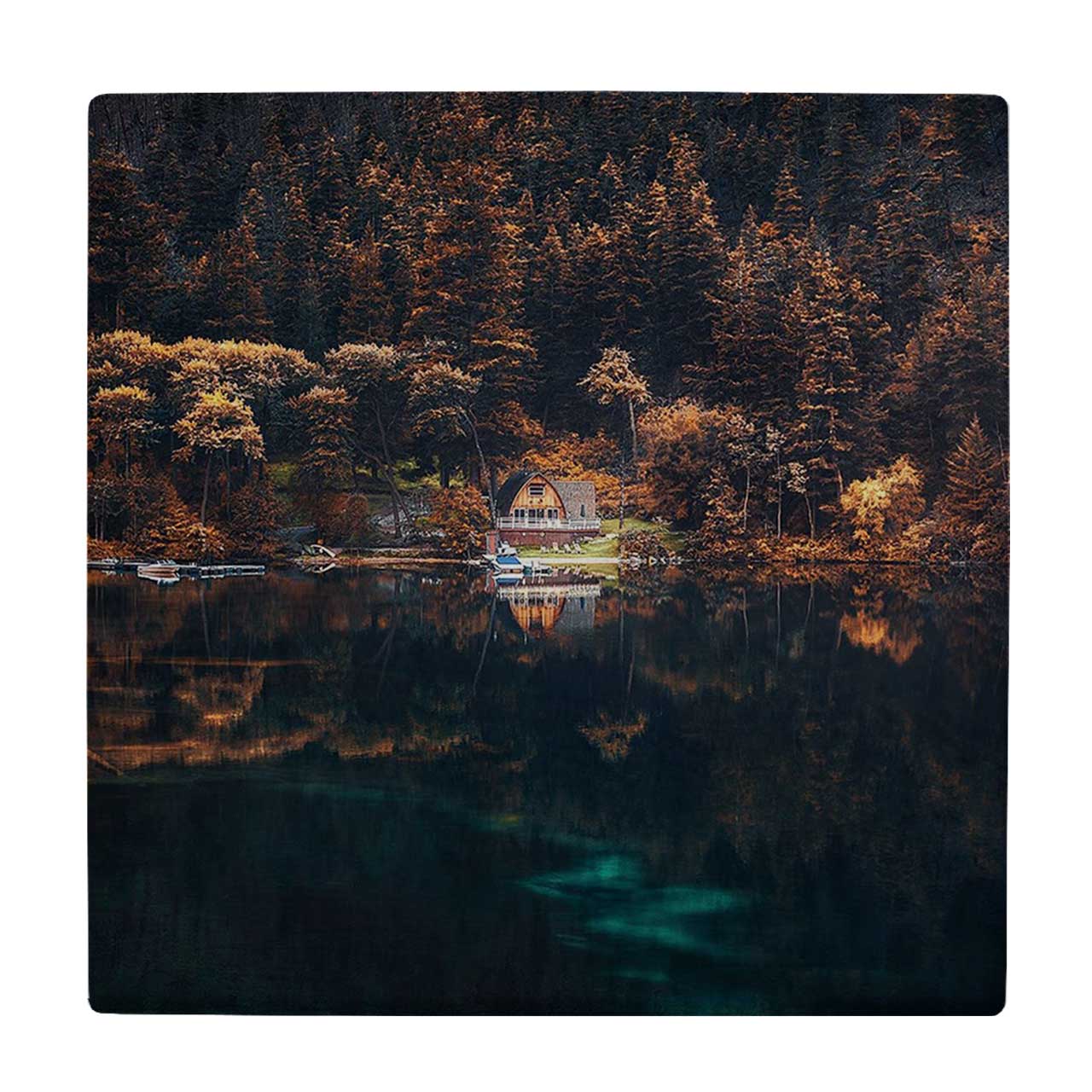  کاشی کارنیلا طرح دریاچه کوهستانی کد wkk786