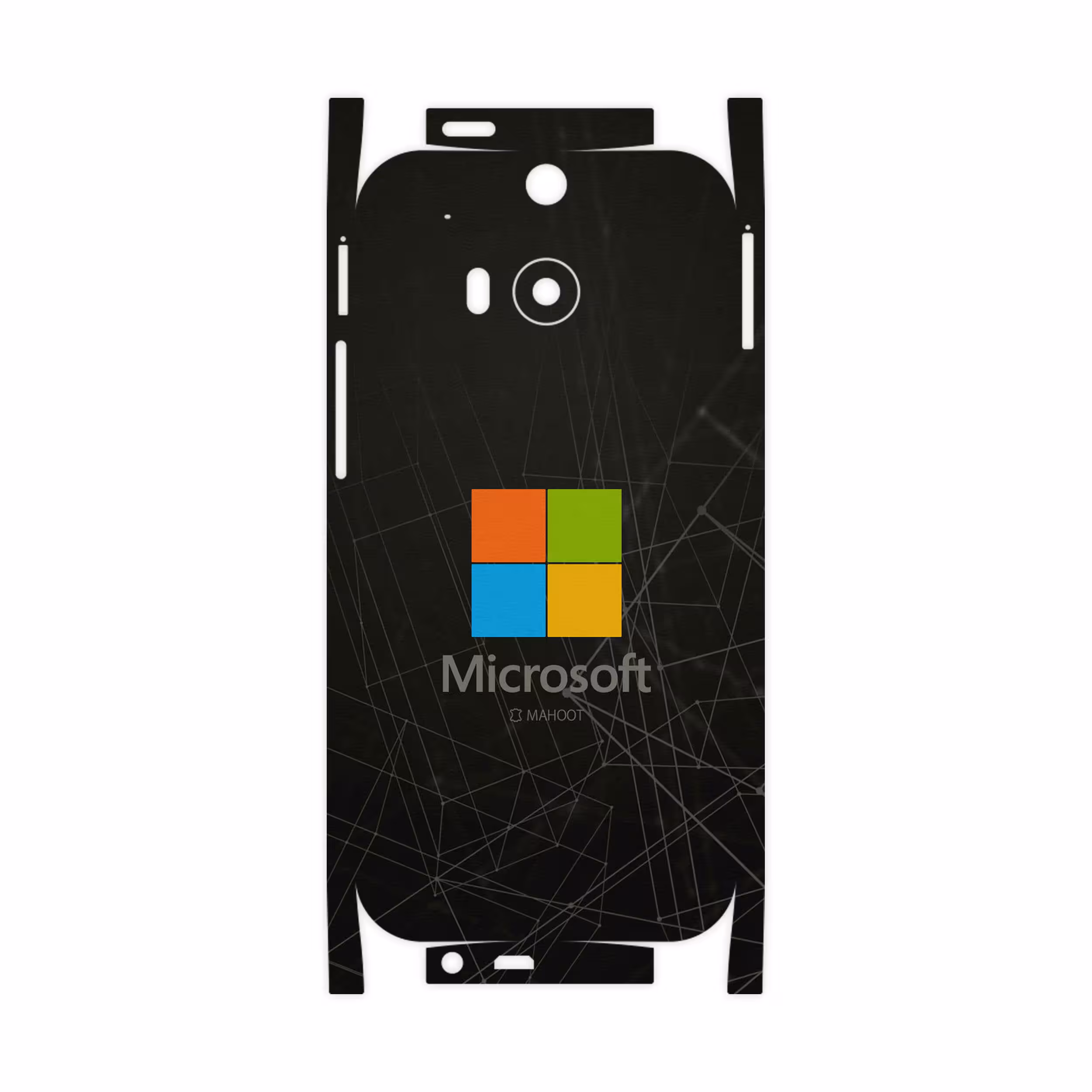 برچسب پوششی ماهوت مدل Mcrsft-FullSkin مناسب برای گوشی موبایل اچ تی سی One M8